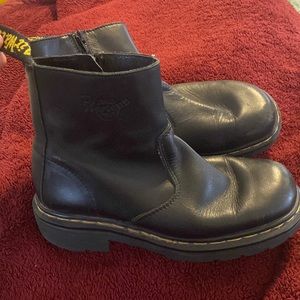 Authentic Doc Martens Black MidRise Boot with Zipper